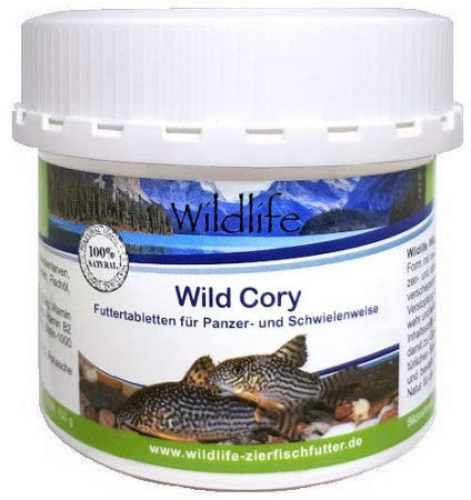 WILDLIFE Wild Cory Natürliche Futtertabletten für Panzer- und Schwielenwelse, 150 g