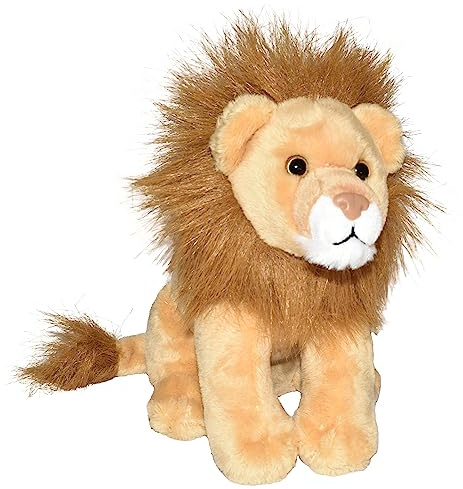 Wild Republic Wild Calls lejon, elektronisk gosig leksak, leksak för små barn, mjuk leksak med funktion, flickgåvor, autentiska djurljud för barn, 20 cm, 8 tum