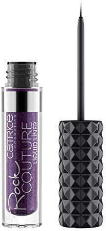 Catrice Cosmetics Rock Couture Eyeliner Liquide d'effet avec un pointe du pinceau pour une application flexible, n°050 Dazzling Violet, 2.2 ml.