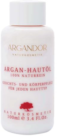 ARGANDOR Bio ArgandOr Argan-Hautöl, handgepresst, 100% rein, (2 x 100 ml)