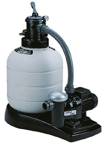 Filtro Monoblocco a Sabbia Galactic 74474 per Piscine da 40-70 m³ Fuoriterra 10 m³/h con Pompa Filtraggio 0,75 Cv