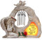 Statue de Carillon Éolien Ange Priant Statue de Carillon Éolien Commémoratif Ange de Jardin Décor de Maison Mini Ange Figurine en Résine d'ange Lumière Figurine Ange Solaire (Élégant)