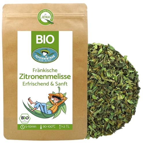 Ekologisk fransk citronmeliss 250 g – bladsmulor – citronte – pepparmintman