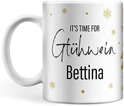 Tazza per vin brulé, personalizzabile con nome, It's time for vin brulé, tazza con scritta