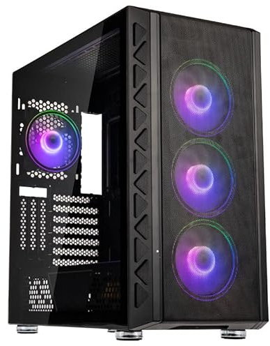 Kolink Citadel Mesh ATX ARGB Midi-Tower Gaming Case - Black