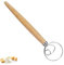 Frusta Danese per Impasto,Frusta per Impasto,Fruste da Cucina in Acciaio Inox Manico in Legno per Torte Dessert Pane Pizza e Pasticceria