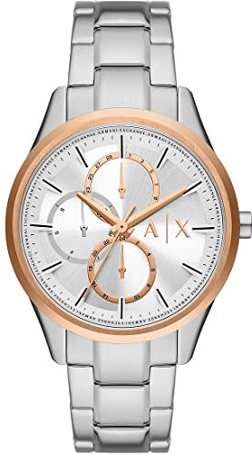 Armani Exchange Watch for Men Quartz/Multi movement 42mm case size with a Stainless Steel strap AX1870