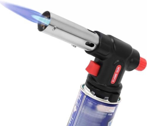 Soplete De Cocina, Culinario Soplete Antorcha De Cocina Con Llama Ajustable, Cabeza De Soplete Pistola De Soldadura Soplete De Encendido Electrónico Para BBQ, Postres, Cocinando, Cámping, Soldadura