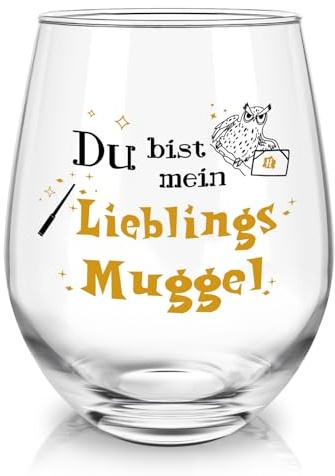 Joymaking Weinglas Lustig 15oz - Geschenke für Frauen Männer, Fanartikel Glas, Deko, Selbstrührend
