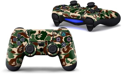Wonhomke für PS4 Controller Vinyl Aufkleber für PS4 Controller PVC Skin Aufkleber für Playstation 4 Controller Aufkleber (PS4-001)