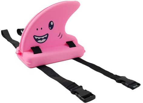 Sarini Shark Fin Back Float Board Shark Fin For Aid Pool Exercise Equipments Pink Swimming Training Pool Swim Float