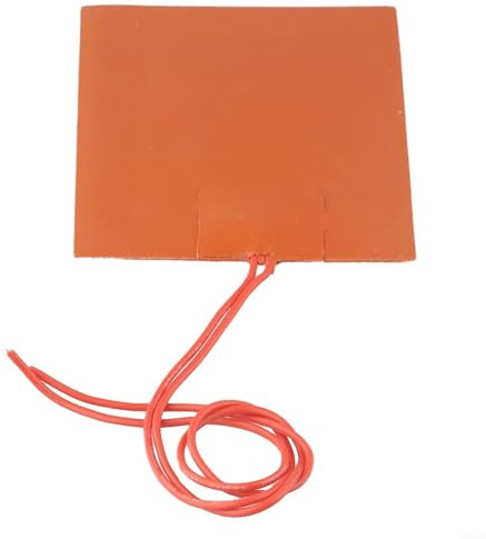 12 V DC 80 x 100 mm 20 W flexibles Silikon-Heizkissen für 3D-Drucker Bettheizelement