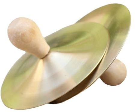 Platillos Pequeños - Platillos De Mano Para Adultos | Instrumento Musical Dedo Zills | Herramienta De Percusión Compacta Para Batidores, Espectáculos De Baile, Enseñanza En El Aula, S