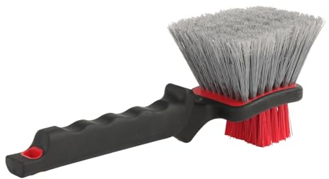 Spazzola Per Cerchioni Auto - Spazzola Per Pneumatici Con Impugnatura Antiscivolo | Pulitore Per Cerchi In Lega, Rimuove Sporco, Fango & Polvere Dei Freni | Per Auto, Camion, SUV & Campêr