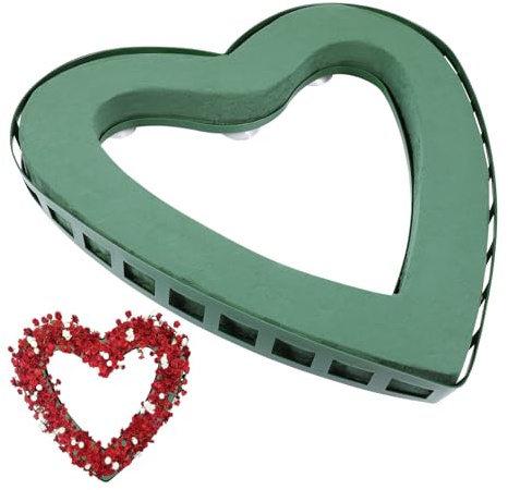 iplusmile Blocchi di Floreale Forma di Cuore Ventosa per Feste e Decorazioni di Matrimoni Supporto per Composizioni di Fiori Freschi