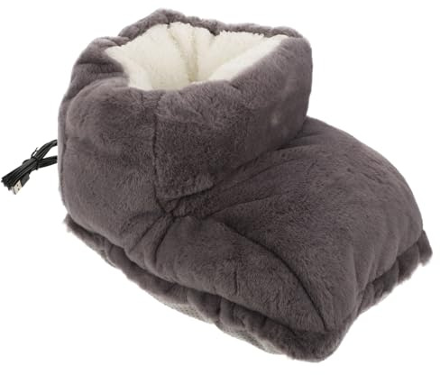 INOOMP USB Elektrische Heizschuhe Warm Halten Wiederverwendbar Umweltfreundlich Praktisch für Zuhause Büro Reise Winter Fußwärmer mit USB Ladung und Langlebigem Material