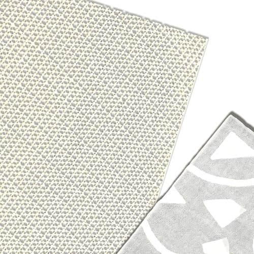 Halkfri Matta Underlägg 100 x 230 cm Tvättbar Premium Mattgrepp Hållbar för Matta, Golvskydd, Mattunderlägg, benvit