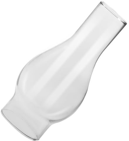 Vaguelly Petroleumlampe im Innenbereich für Traditionelle und Elektrische Öllampen Ersatzglas aus Glas im Vintage Stil Leichter Lampenschirm mit Ungehindertem Sauerstofffluss