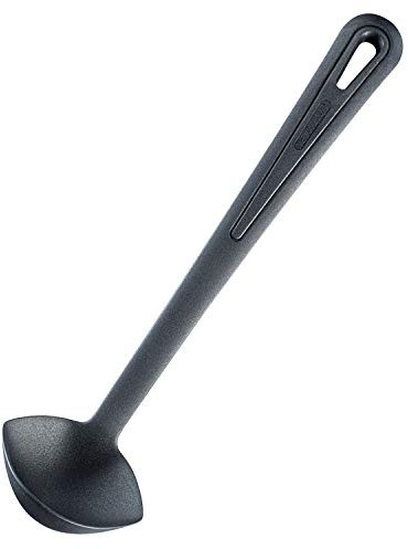 Westmark Soßenlöffel/Soßenkelle, Hitzebeständig bis 270 °C, PPA, Länge: 29 cm, Gentle Plus, Schwarz, 28542275