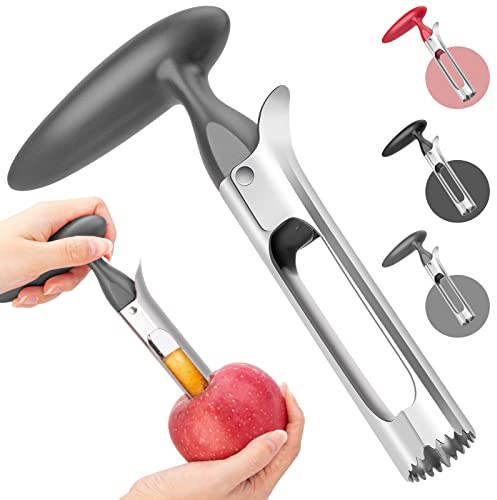 Premium Apple Corer Tool – Featuring Ultra-Sharp Stainless Steel with Serrated Blades for Effortless Coring – Easy to Operate and Clean, Durable Tool Ideal for Baking Apples and Other Culinary Uses