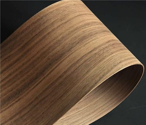 YSANO Nussbaum (Q.C) Naturholzfurnierböden DIY Möbel natürliche Materialtüren Außenhaut Größe 250x20 cm vertikaler Furnier (Color : NV05, Size : 0.25-0.50 MM)