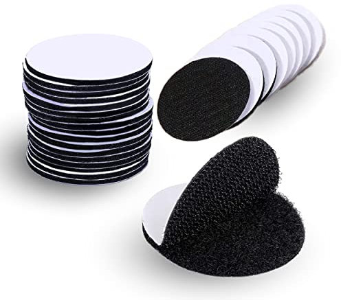 25 Uds. Adhesivo Ronda Doble Cara, Cinta Extra Fuerte Para Coser y Puertas de Piso Metal Plástico