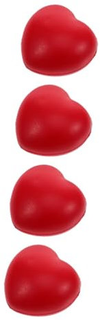 minkissy 4stücke Rehabilitationstraining Für Hände Herzform Weicher Stressball Zur Fingerübung Ergonomisch Elastisch Zur Stärkung Der Griffkraft Und Linderung Von Schmerzen