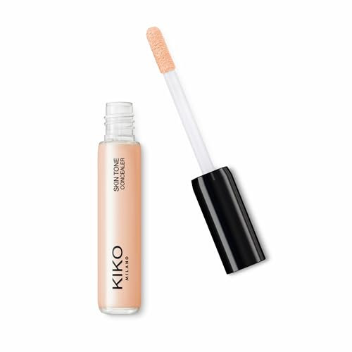 KIKO Milano Skin Tone Concealer - 03, Correttore Fluido Levigante, Con Finish Naturale