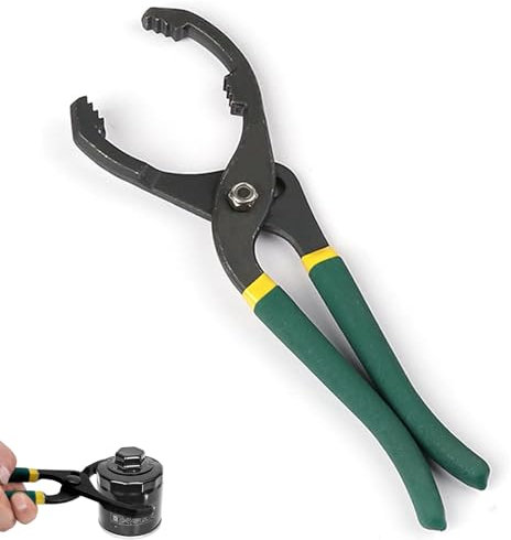 Pinza per filtro olio regolabile Chiave universale antiscivolo, strumento 24cm Rimozione Ø 40mm-150mm
