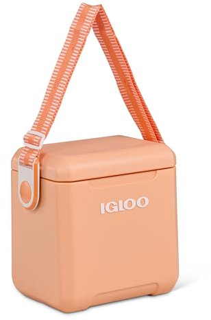 Igloo Passiv-Kühlbox Tag Along Too, 10 Liter, für Shoppen, Camping, Freizeit und Job, Apricot