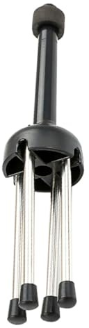 Schwarzer Flötenständerhalter Cc102 für Oboe und Flöte | Kunststoff und Metall, Stabile Platzierung, Robust und Formstabil, Kompakt als Bodenhalter