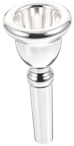 Gatuida Versilbertes Euphonium Mundstück Aus Robustem Kupfer Langlebiges Blasinstrument Zubehör Ersatzteil Für Profi Anfänger Glatte Oberfläche Für Angenehmes Spielgefühl Präzise Tonerzeug