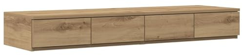 Eleganz Bettschublade aus Holzwerkstoff - Artisan Eiche 120x36,5x16,5 cm - Praktische Aufbewahrungslösung für Schlafzimmer & Wohnraum - Stilvoll & Langlebig
