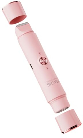 Rasoio Elettrico per Donne | Rifinitore Capelli per Zona Bikini Donne Testine Doppie,Depilazione per Corpo Gambe Viso Area Intima Sopracciglia