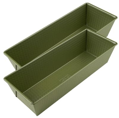 Zenker Lot de 2 moules à cake antiadhésifs 30 cm | Cuisson sans accroche, Lot de 2, Format 30 cm, Acier robuste, Revêtement carnauba, Compatible four