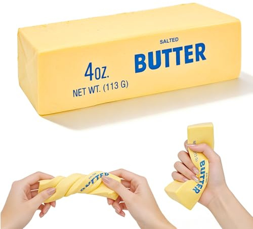 Jouet à Presser aux Beurre,Butter Squishy,Jouet Anti Stress pour Adulte | Squishy Butter,Squichy en Forme de Bâtonnets Beurre,Slow Rising Squishies Fidget Toys pour Anti Stress,Bureau