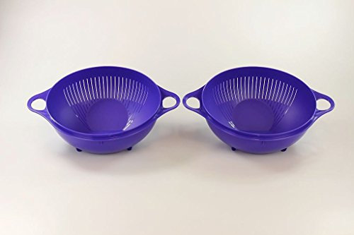 Tupperware Bol mélangeur Maximilien 3,75 l (2) Bleu Passoire P 21245