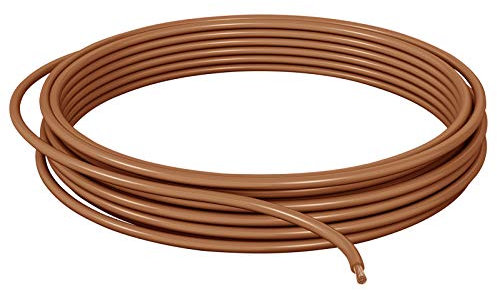 DCSk Fahrzeugleitung - 0,75mm² - 10m - FLRY B asymmetrisch - 0.75 mm² - KFZ Kabel Litze - Braun - 0 75mm2