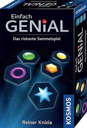 Kosmos 712662 Einfach Genial - Das riskante Sammelspiel, kleines Mitbringspiel ab 7 Jahre für 2-4 Personen, Reisespiel, Gesellschaftsspiel, Geschenk für Geburtstag, Mitbringsel
