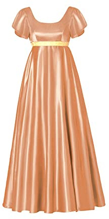 kinstell Regency Dresses for Women Robe vintage en satin style années 1800 Style victorien