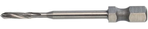 Völkel HexDrive Maschinengewindebohrer (Sechskantaufnahme) 1/4 Bit | HSS-E | M3-M12 | DIN371/376 | Form B & C | Metrisches Gewinde | Durchgangsloch Edelstahlbohrer | Gewindeschneider