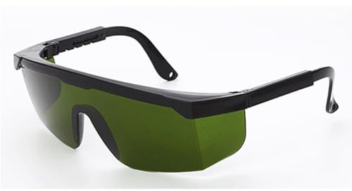 Laserschutzbrille, Schutzbrille arbeitsschutzbrille, schweißerbrille, Professionelle 190 nm-2000 nm Wellenlänge IPL Rotlicht Laser Schutzbrille für Laser-Kosmetik-Operator-Augenschutz mit Schutzbox