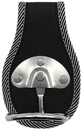 Hammerhalter Schlaufe, Edelstahl Hammerholster Schlaufe, Werkzeughalter für Klauenhammer, Beil und Hammer, Passend für Werkzeuggürtel Bis Zu 7,6 Cm