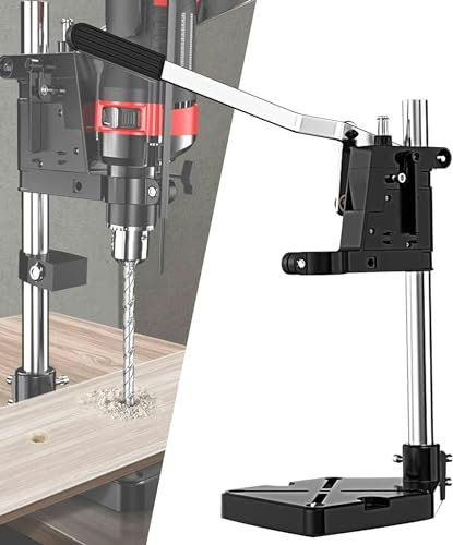 Drill Press Stand Benchtop, Bench Drill Press Stand, Drill Press Stand for Hand Drill, Adjustable Benchtop Drill Presses for Home DIY and Professional Repairs