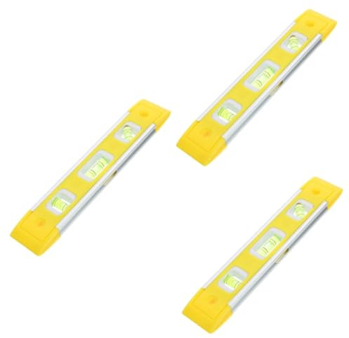 UKCOCO 3stücke Wasserwaage Aus Tragbare Und Präzise Libelle Für Heimwerker Möbelinstallation Und Dekoration Magnetisch Und Kompakt Für Einfache Handhabung