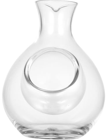 COLLBATH Schnapskaraffe Aus Glas 300 Ml Mit Eisfach Für Eiswein Und Spirituosen Dekantierer Bar Flaschenhalter Getränkespender Stilvoll Und Praktisch
