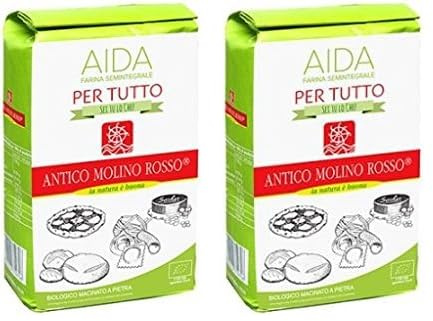 Antico molino rosso Aida Per Tutto Farina Semintegrale Tipo 1 - 30 g (Confezione da 2)