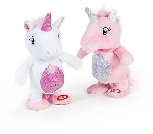 Palmitessa Peluche Unicorno Ripetix, Ripete quello che dici, Colore Casuale