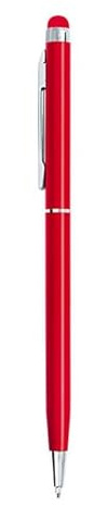 GFD HEART 50 Penne Personalizzate con Scritta Incisa a Laser - Penna in Metallo per Touch Screen, Idea Personalizzabile Ufficio, Inaugurazioni, Fiere, Gadget Promozionali (50 Penne Rosso)
