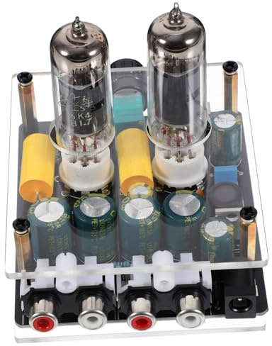 SWOOMEY 6k4/6a2 Vacuum Tube Preamplifier Board Hi-fi Audio Preamp Dc12-16v Stereo Tube Preamp for Diy Home Theater and Turntable Phono Amplifier